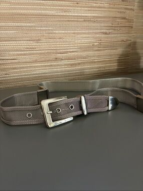Vintage Mesh 45” Silver Tone Metal Belt